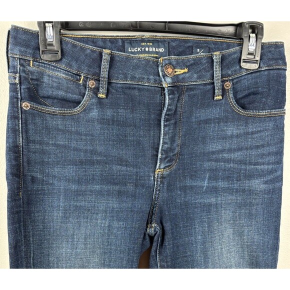 Lucky Brand Denim - Lucky Brand Hayden Skinny Womens Jeans 2/26 Blue Stretch Mid Rise 29” Waist